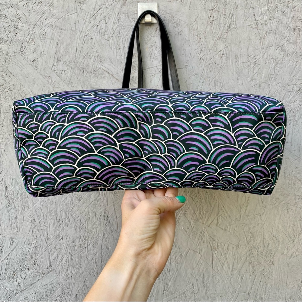 Kate Spade Taylor Bubbles Satin Nylon Tote Bag - Picture 10 of 10
